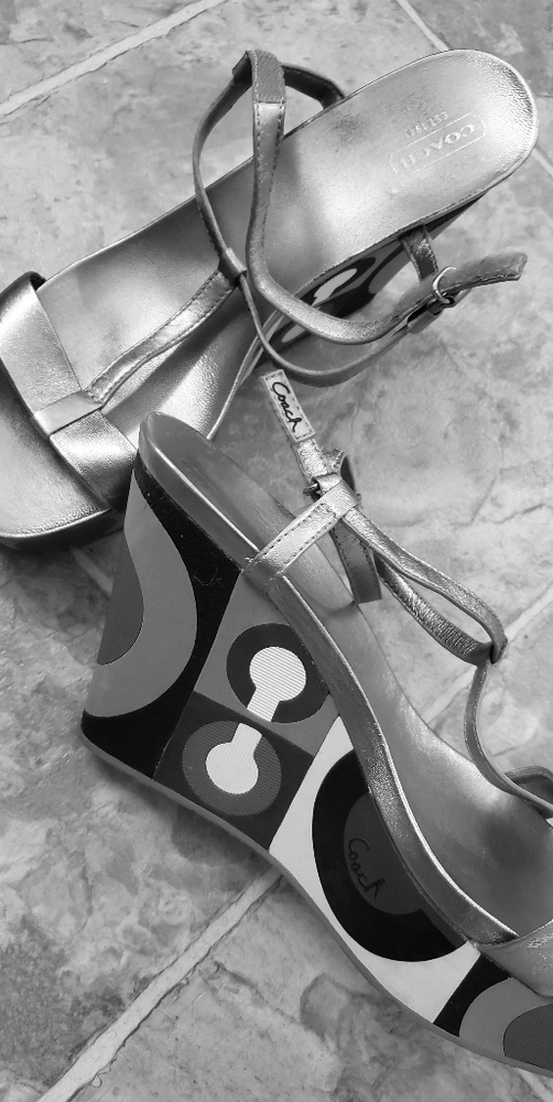 Coach wedge sandals